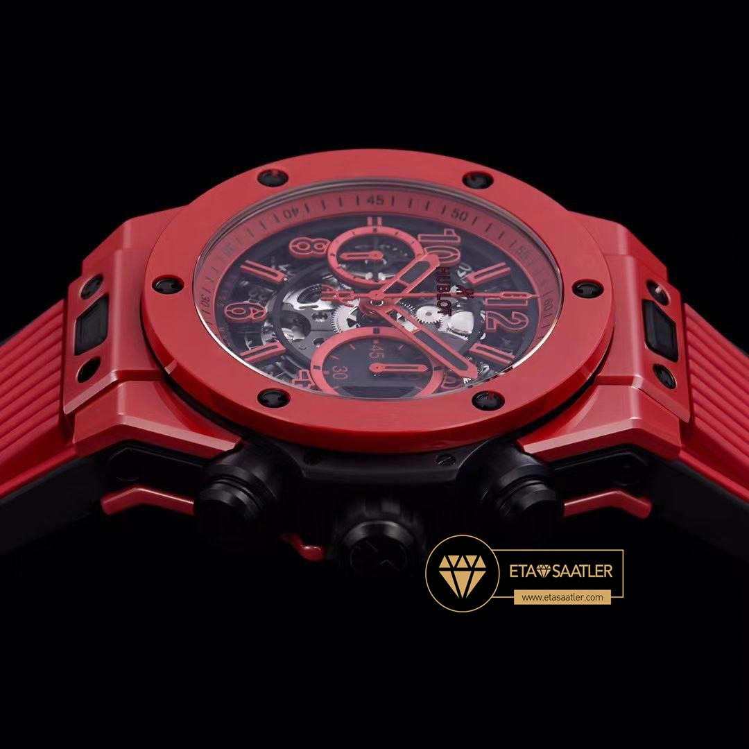 Hublot Big Bang Unico Kırmızı Seramik HUB1280 İskelet Kadran Super Clone ETA (8) Hublot Big Bang Unico Kırmızı Seramik HUB1280 İskelet Kadran Super Clone ETA