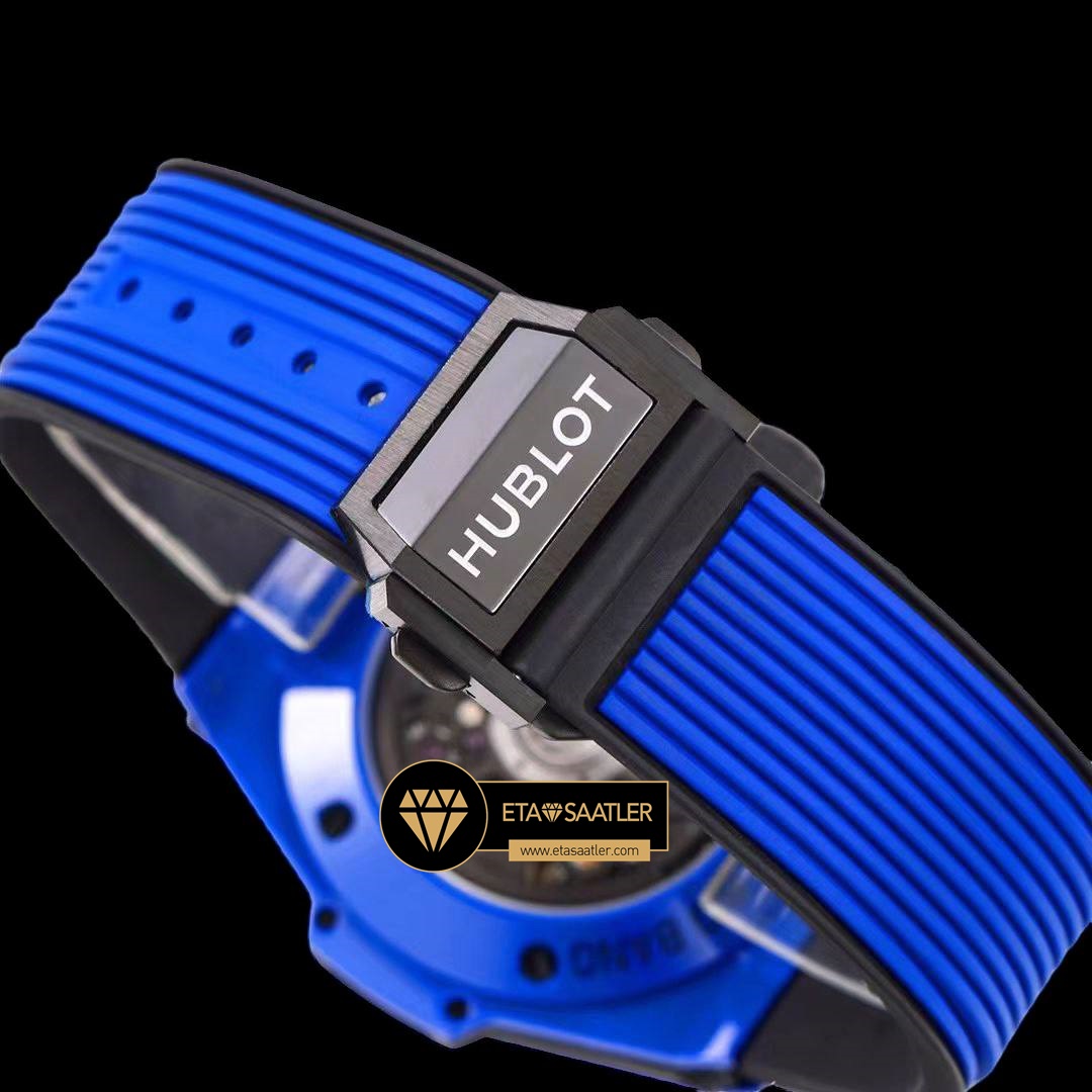 Hublot Big Bang Unico Mavi Seramik HUB1280 İskelet Kadran Super Clone ETA (7) Hublot Big Bang Unico Mavi Seramik HUB1280 İskelet Kadran Super Clone ETA