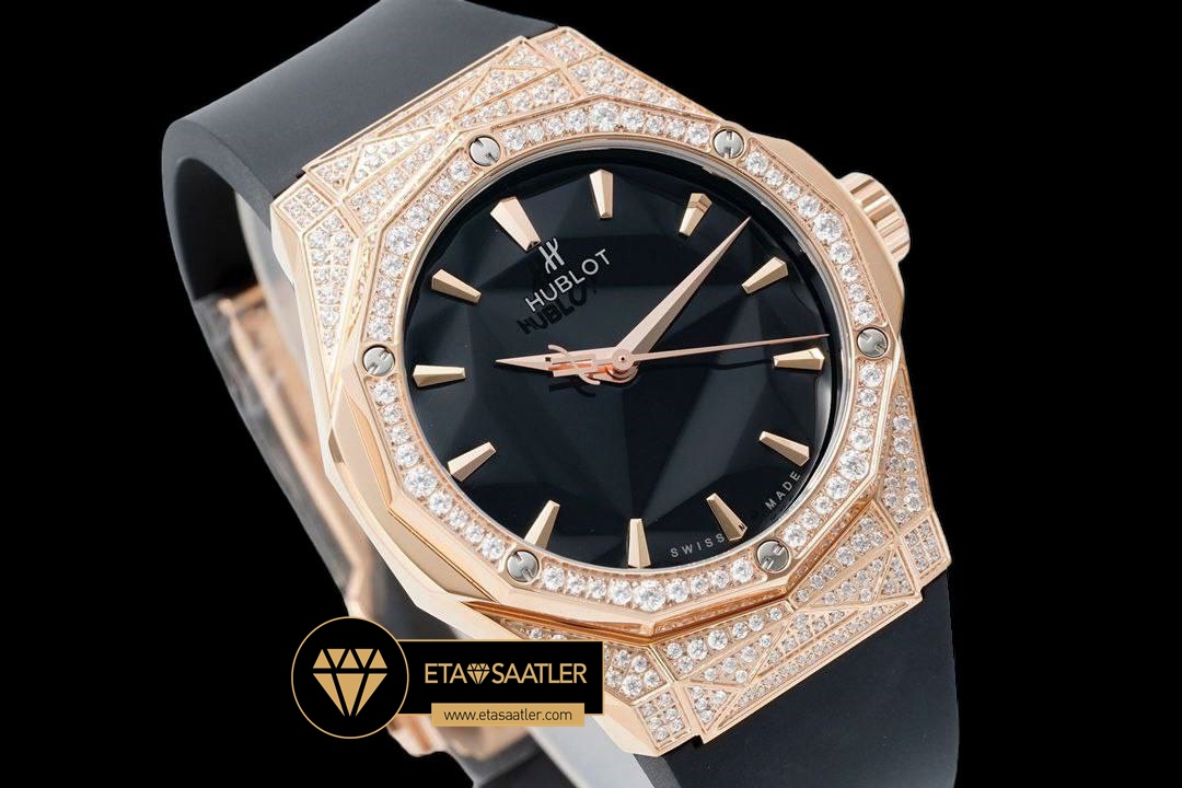 Hublot Classic Fusion Orlinski King Gold Alternatif Pave 40mm Super Clone ETA (3) Hublot Classic Fusion Orlinski King Gold Alternatif Pave 40mm Super Clone ETA