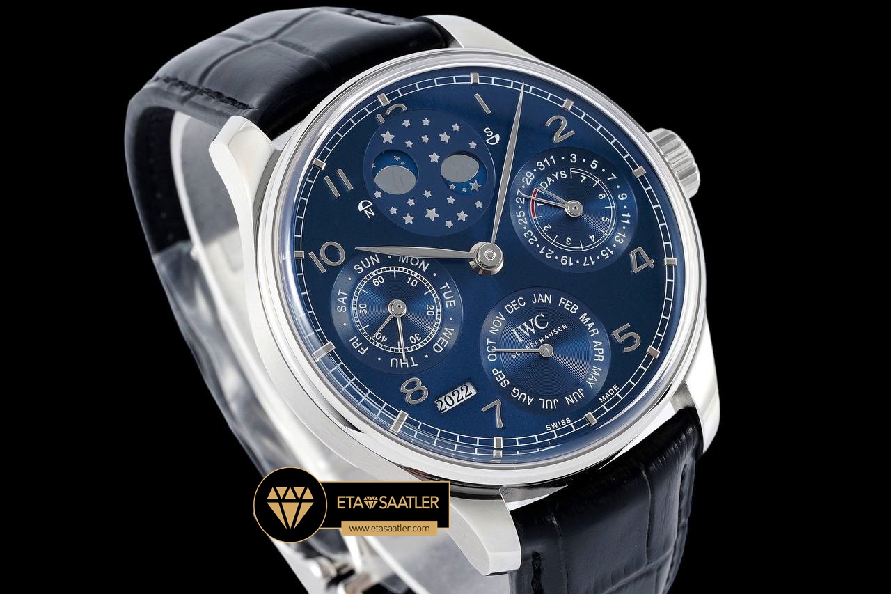 IWC Portuguese IW503401 Mavi Perpetual Calendar Super Clone ETA (4) IWC Portuguese IW503401 Mavi Perpetual Calendar Super Clone ETA