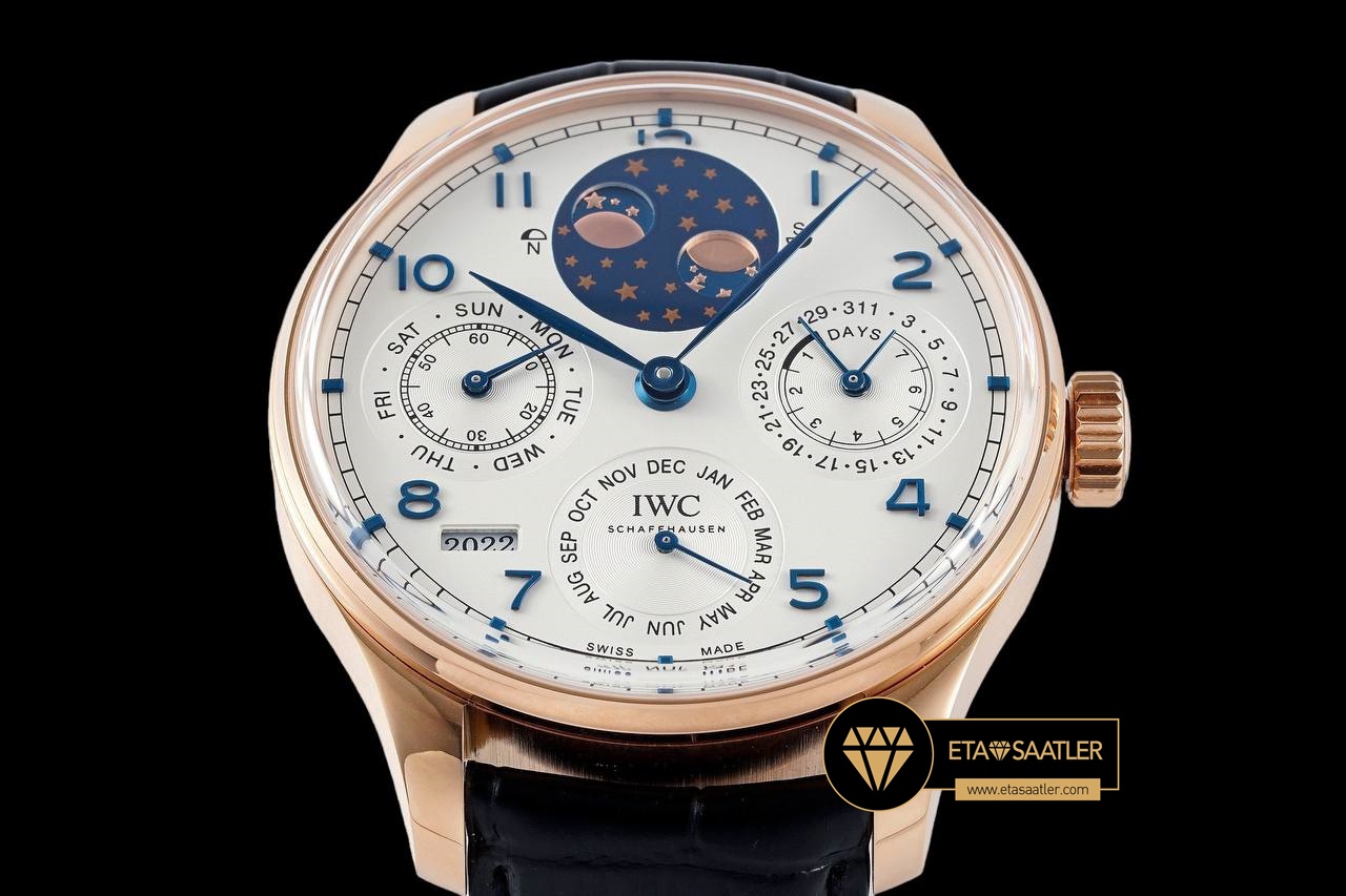 IWC Portuguese IW503405 Rose Perpetual Calendar Super Clone ETA (2) IWC Portuguese IW503405 Rose Perpetual Calendar Super Clone ETA