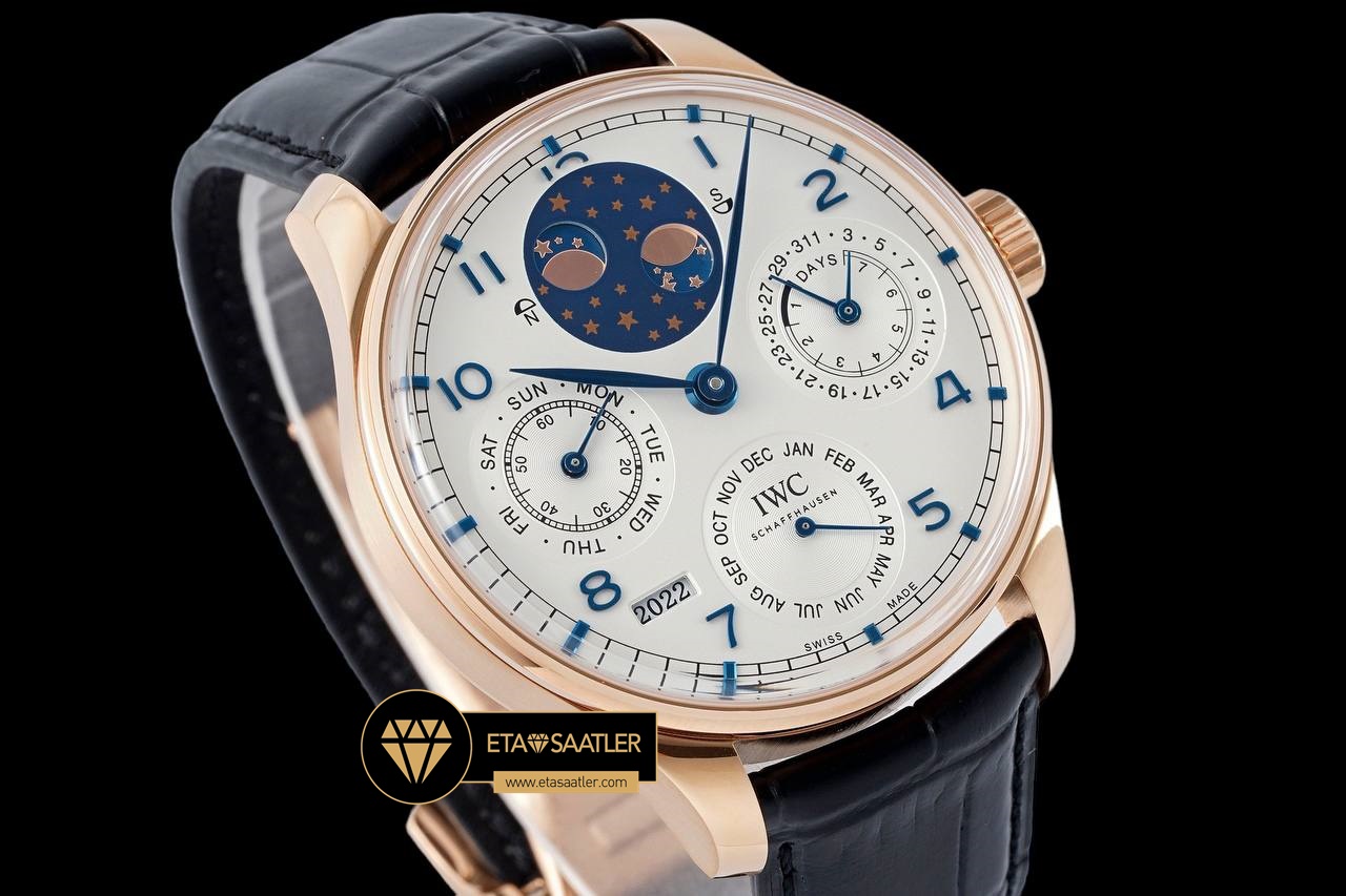 IWC Portuguese IW503405 Rose Perpetual Calendar Super Clone ETA (5) IWC Portuguese IW503405 Rose Perpetual Calendar Super Clone ETA