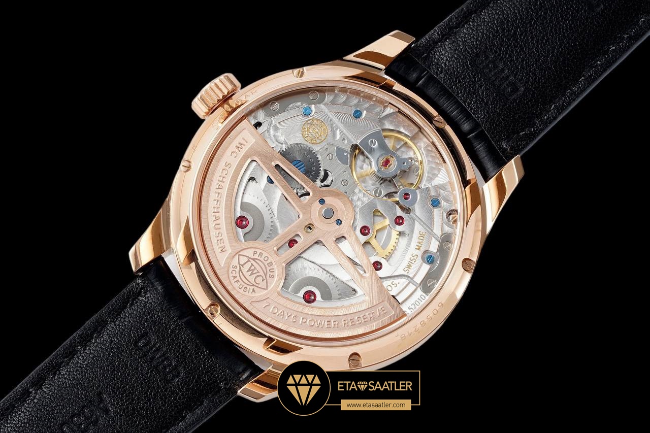 IWC Portuguese IW503405 Rose Perpetual Calendar Super Clone ETA (9) IWC Portuguese IW503405 Rose Perpetual Calendar Super Clone ETA