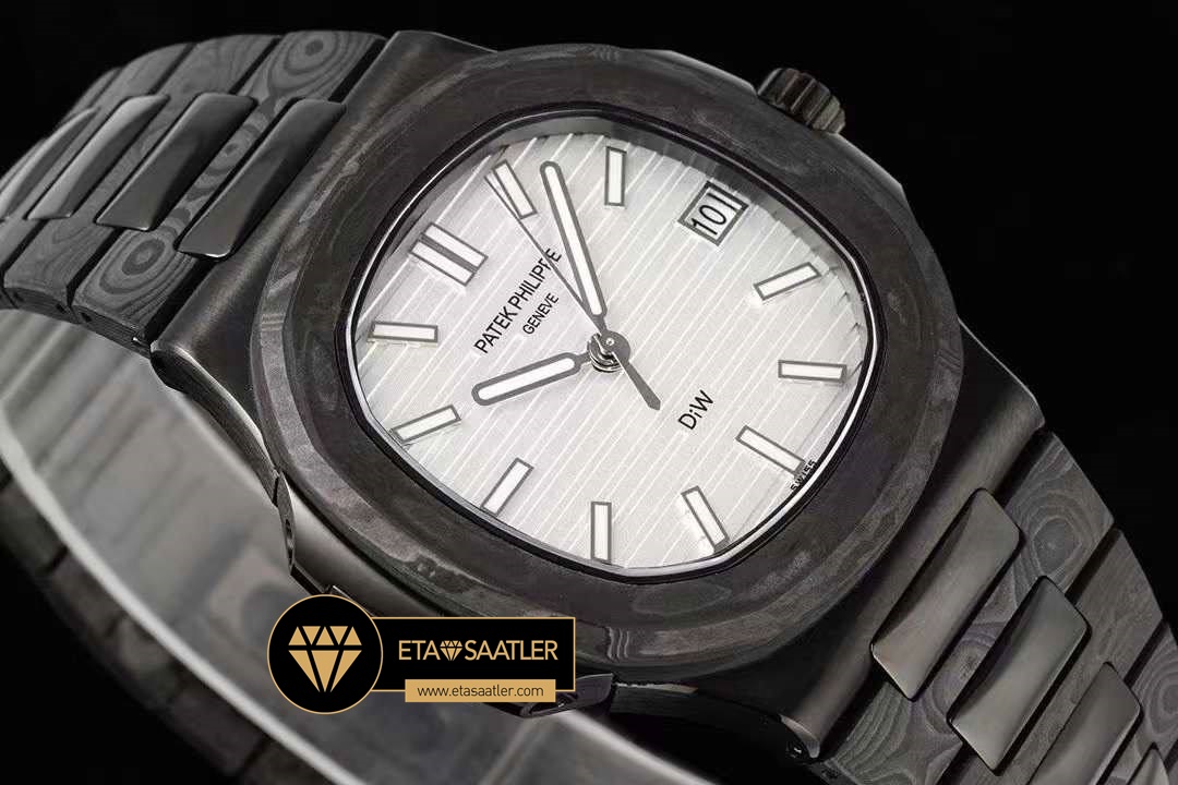 Patek Philippe Diw Nautilus 5711 Karbon 40mm Kasa Super Clone ETA (2) Patek Philippe Diw Nautilus 5711 Karbon 40mm Kasa Super Clone ETA