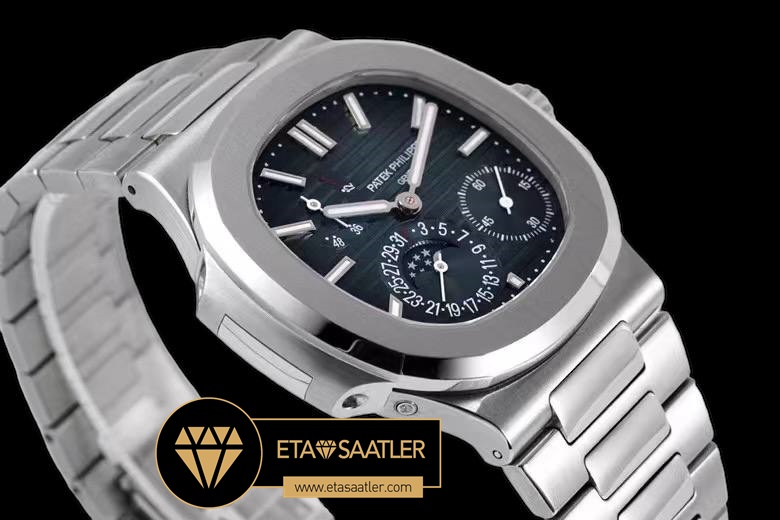 Patek Philippe PP5712GR PPF V2 Çelik Kasa Mavi Kadran Super Clone ETA (5) Patek Philippe PP5712GR PPF V2 Çelik Kasa Mavi Kadran Super Clone ETA