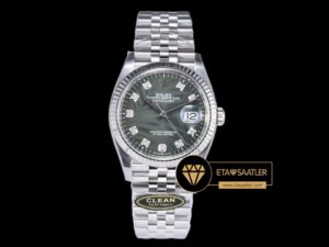 Rolex Datejust 126234 Taşlı Palmiye Kadran 36mm Clean Factory 3235 Super Clone ETA
