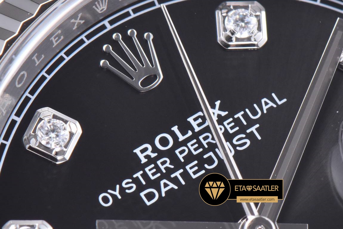 Rolex Datejust 126234 Taşlı Siyah Kadran 36mm Clean Factory 3235 Super Clone ETA (4) Rolex Datejust 126234 Taşlı Siyah Kadran 36mm Clean Factory 3235 Super Clone ETA