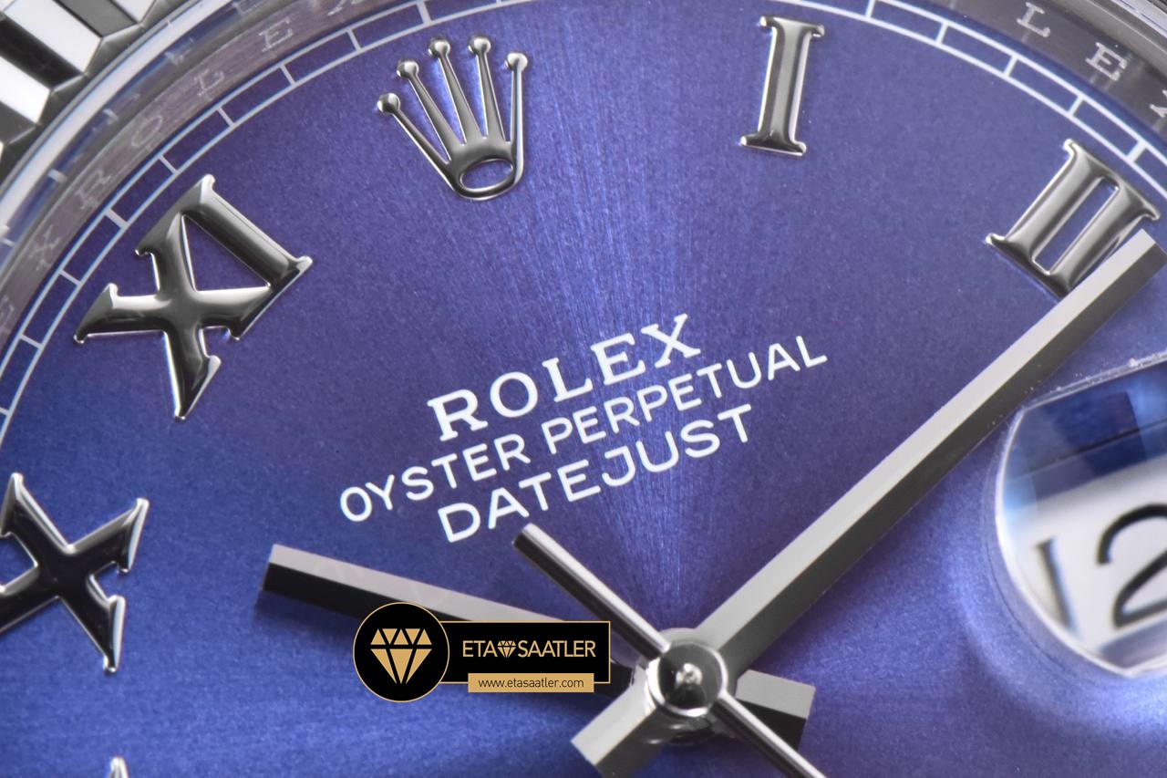 Rolex Datejust 126334 Azure Roma Rakamlı 41mm 3235 V2 Super Clone ETA (2) Rolex Datejust 126334 Azure Roma Rakamlı 41mm 3235 V2 Super Clone ETA