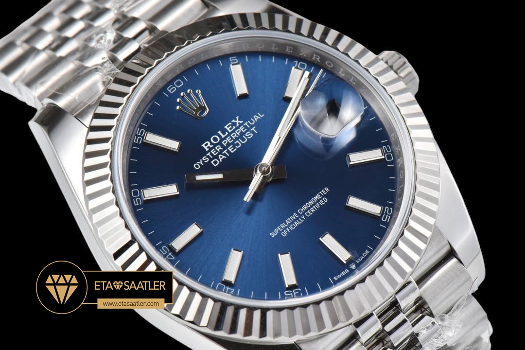 Rolex Datejust 126334 Mavi Kadran 41mm Jubile 3235 V2 Super Clone ETA (4) Rolex Datejust 126334 Mavi Kadran 41mm Jubile 3235 V2 Super Clone ETA