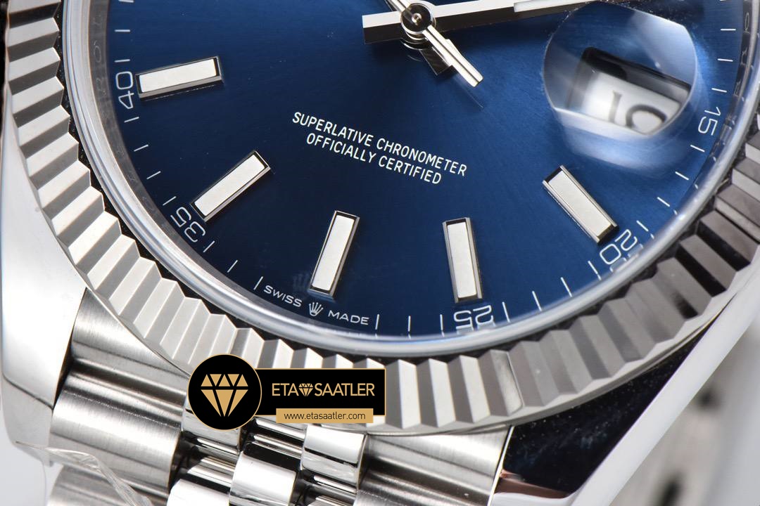 Rolex Datejust 126334 Mavi Kadran 41mm Jubile 3235 V2 Super Clone ETA (5) Rolex Datejust 126334 Mavi Kadran 41mm Jubile 3235 V2 Super Clone ETA