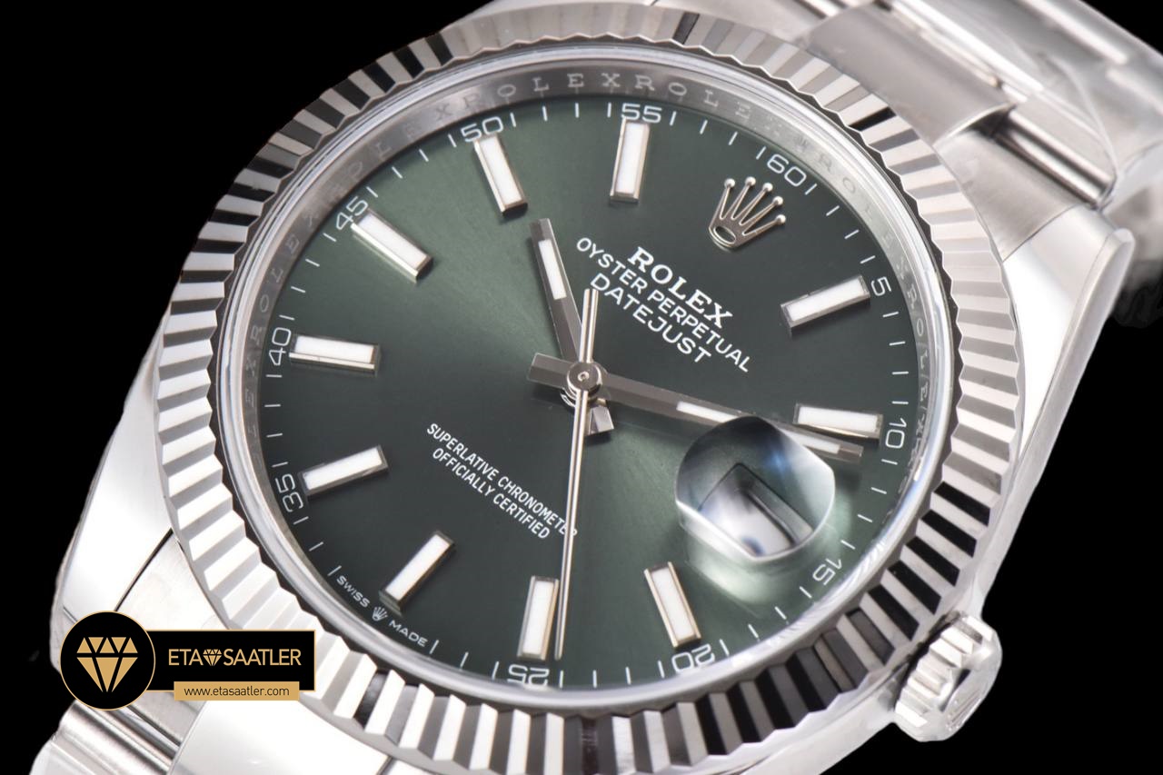Rolex Datejust 126334 Oyster Mint Green Clean 3235 V2 Super Clone ETA (2) Rolex Datejust 126334 Oyster Mint Green Clean 3235 V2 Super Clone ETA