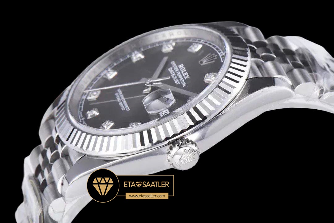Rolex Datejust 126334 Taşlı Gri Kadran Jubile 41mm Clean Factory 3235 Super Clone ETA (3) Rolex Datejust 126334 Taşlı Gri Kadran Jubile 41mm Clean Factory 3235 Super Clone ETA