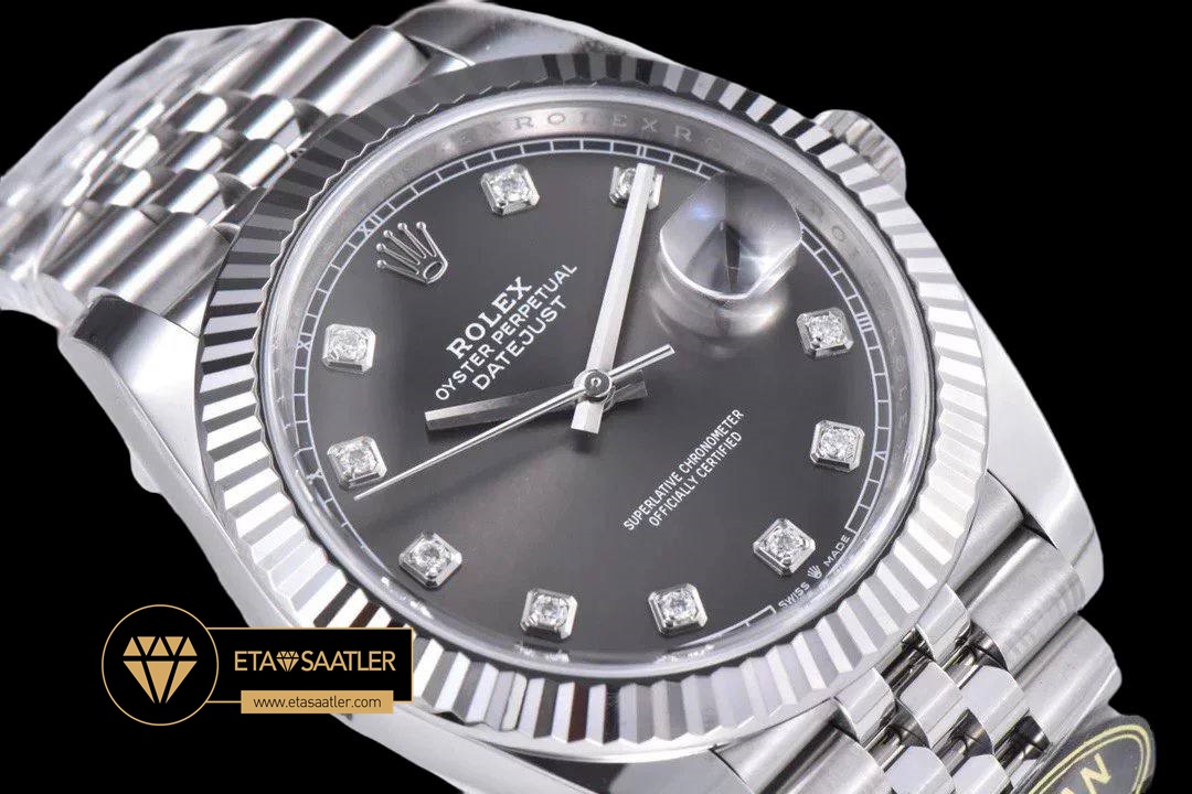 Rolex Datejust 126334 Taşlı Gri Kadran Jubile 41mm Clean Factory 3235 Super Clone ETA (6) Rolex Datejust 126334 Taşlı Gri Kadran Jubile 41mm Clean Factory 3235 Super Clone ETA