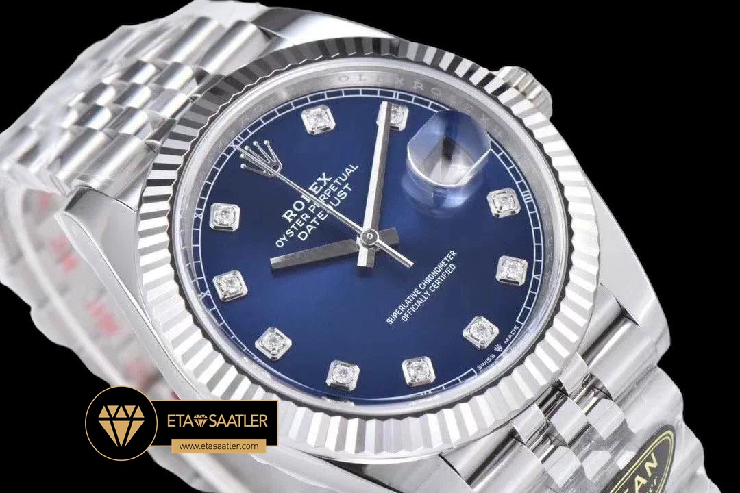Rolex Datejust 126334 Taşlı Mavi Kadran Jubile 41mm Clean Factory 3235 Super Clone ETA (2) Rolex Datejust 126334 Taşlı Mavi Kadran Jubile 41mm Clean Factory 3235 Super Clone ETA