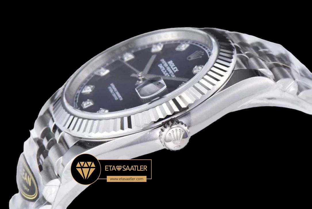 Rolex Datejust 126334 Taşlı Mavi Kadran Jubile 41mm Clean Factory 3235 Super Clone ETA (4) Rolex Datejust 126334 Taşlı Mavi Kadran Jubile 41mm Clean Factory 3235 Super Clone ETA