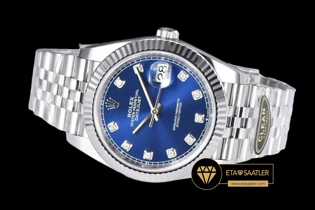 Rolex Datejust 126334 Taşlı Mavi Kadran Jubile 41mm Clean Factory 3235 Super Clone ETA (5) Rolex Datejust 126334 Taşlı Mavi Kadran Jubile 41mm Clean Factory 3235 Super Clone ETA