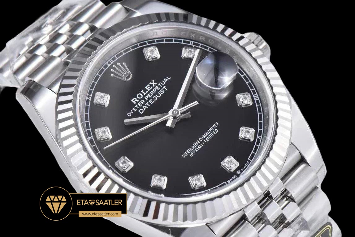 Rolex Datejust 126334 Taşlı Siyah Kadran Jubile 41mm Clean Factory 3235 Super Clone ETA (5) Rolex Datejust 126334 Taşlı Siyah Kadran Jubile 41mm Clean Factory 3235 Super Clone ETA