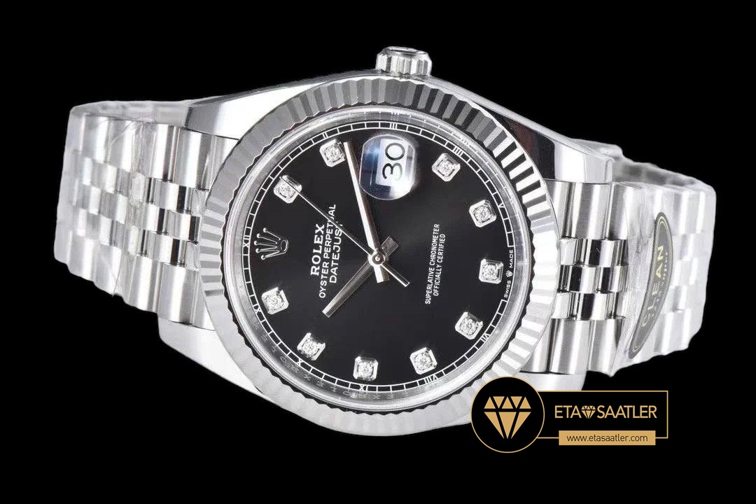 Rolex Datejust 126334 Taşlı Siyah Kadran Jubile 41mm Clean Factory 3235 Super Clone ETA (6) Rolex Datejust 126334 Taşlı Siyah Kadran Jubile 41mm Clean Factory 3235 Super Clone ETA