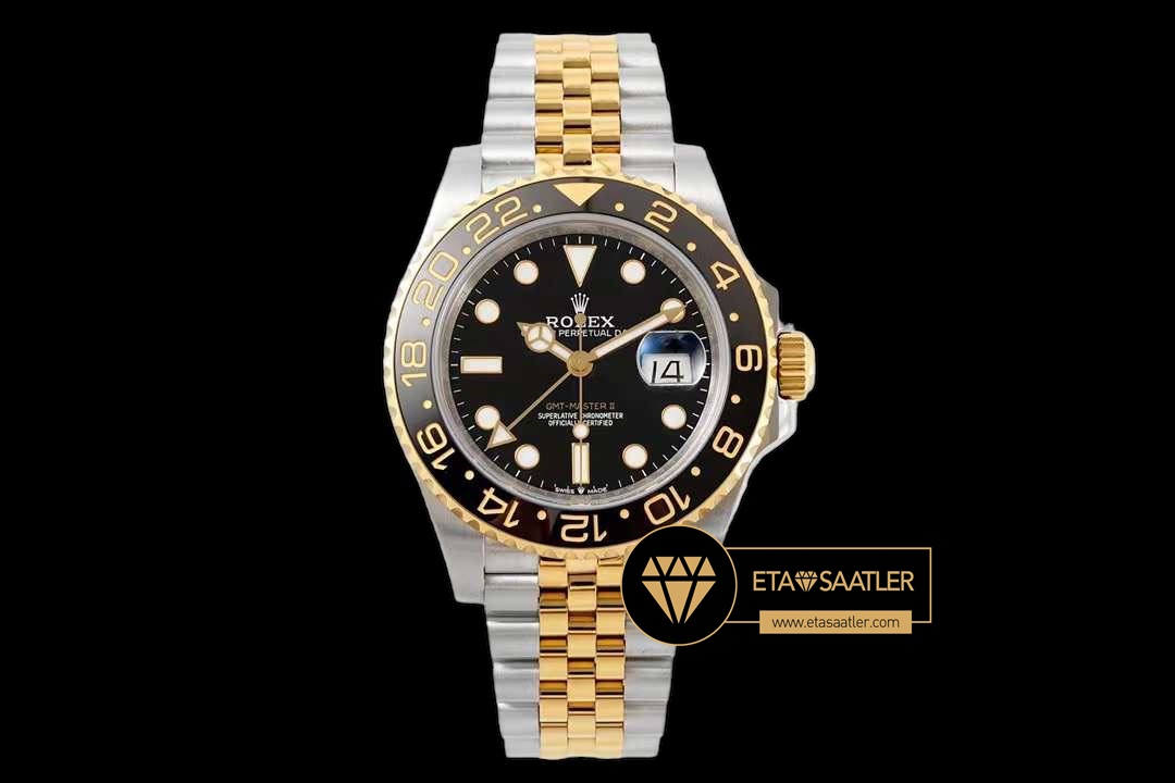 Rolex Gmt-Master II 126713GRNR 3285 Jubile 904L Çelik Seramik Bezel V4 ETA