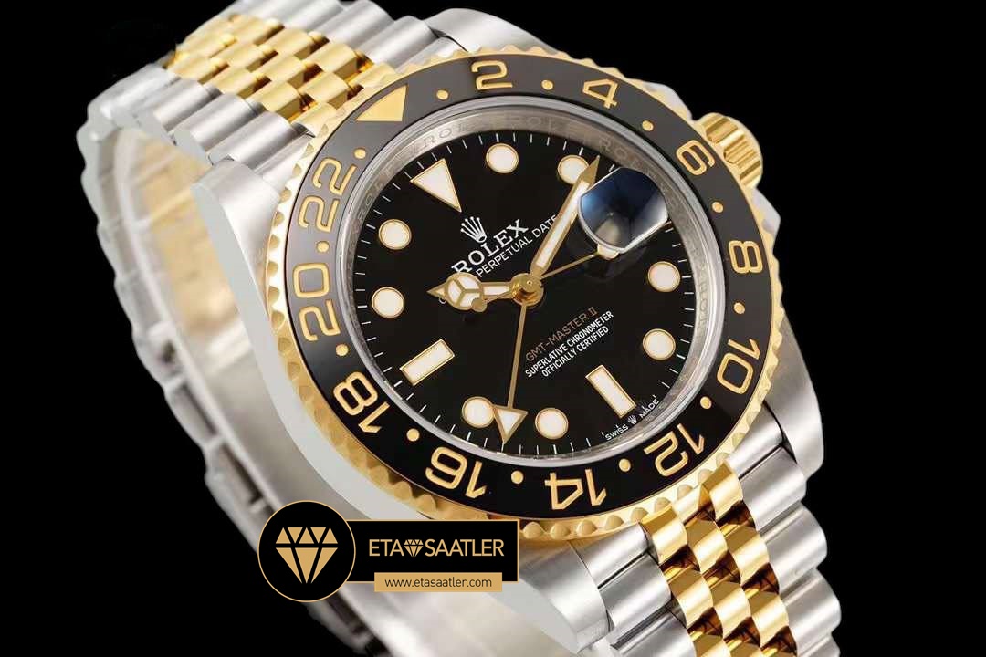 Rolex Gmt-Master II 126713GRNR 3285 Jubile 904L Çelik Seramik Bezel V4 ETA (2) Rolex Gmt-Master II 126713GRNR 3285 Jubile 904L Çelik Seramik Bezel V4 ETA