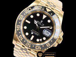 Rolex Gmt-Master II Gold EW Factory 3285 Jubile 904L Çelik Seramik Çerçeve V3 ETA