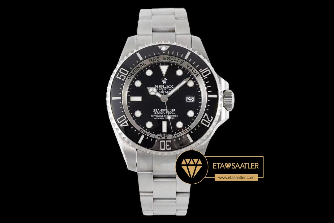 Rolex Sea Dweller 126660 Siyah Kadran 44mm 3230 Super Clone ETA