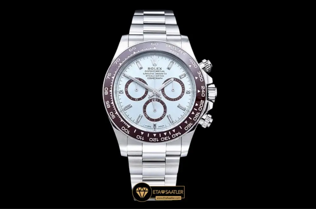 Rolex Daytona Cosmograph 126506 Platinum İce Blue Diamond Super Clone Eta