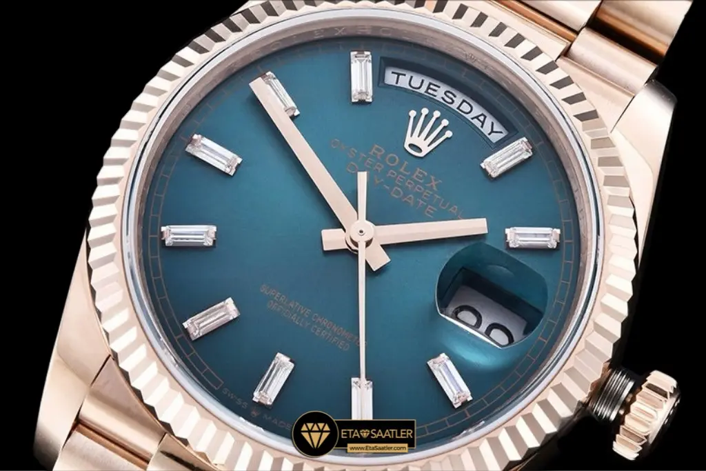 rolex-daydate-12235-everose-romen-blue-green-diamonds-dial-36mm-super-clone-eta-024