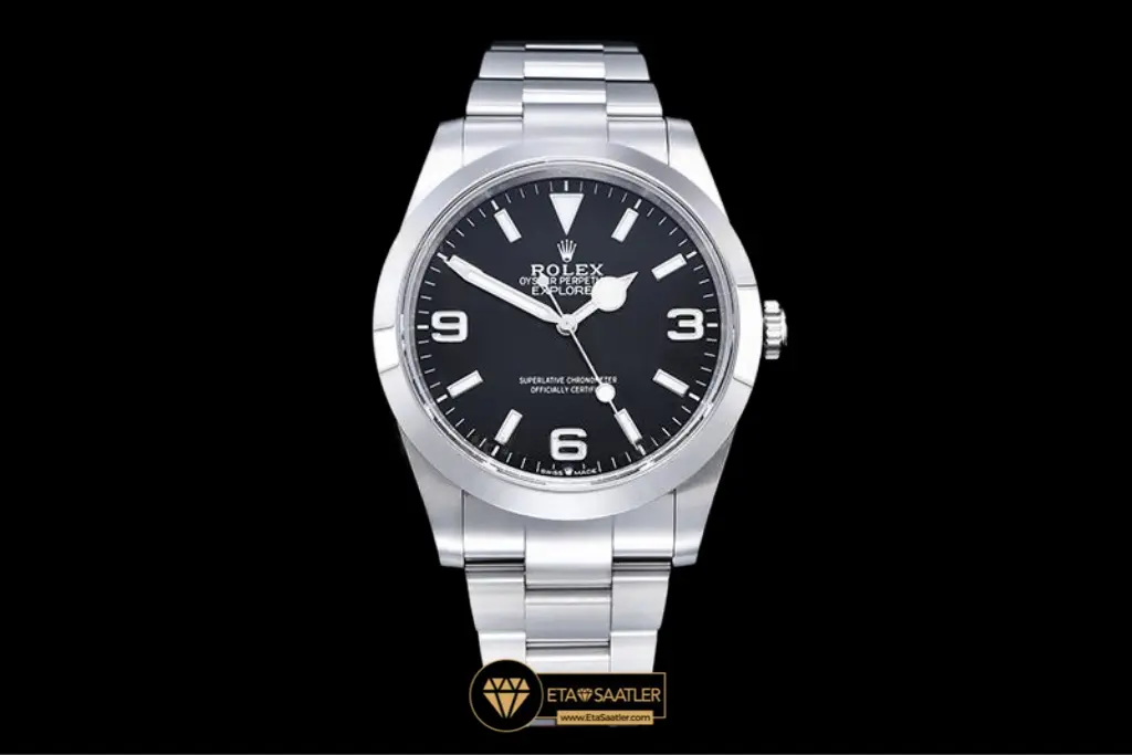 Rolex Explorer 224270 Siyah Kadran 40 mm 3230 Super Clone Eta