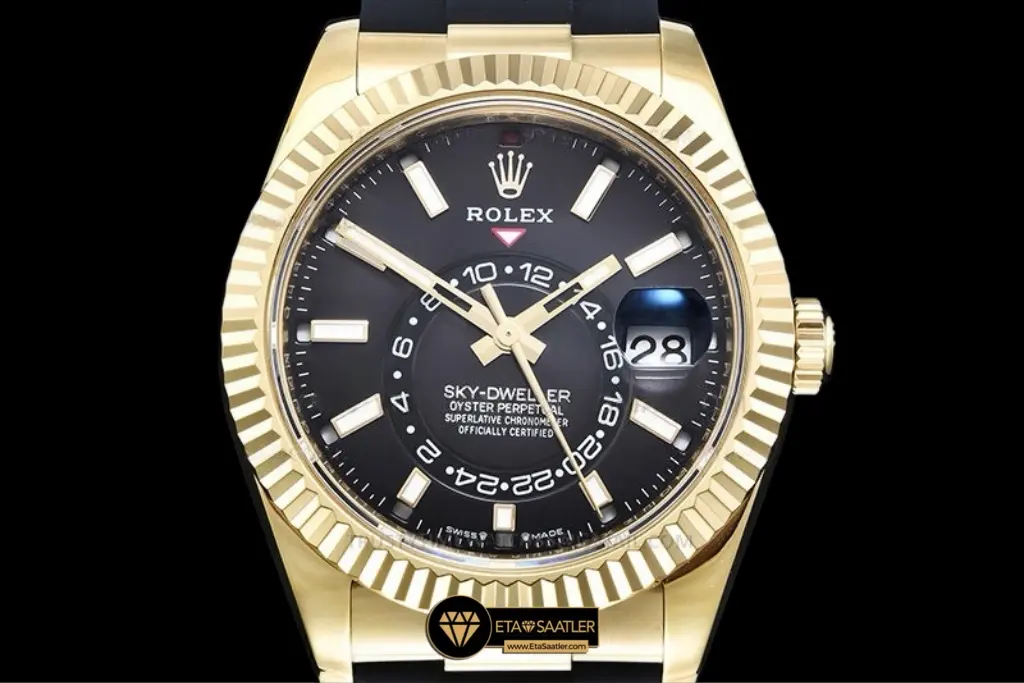 rolex-sky-dweller-336238-yellow-gold-oysterflex-black-dial-super-clone-eta-027