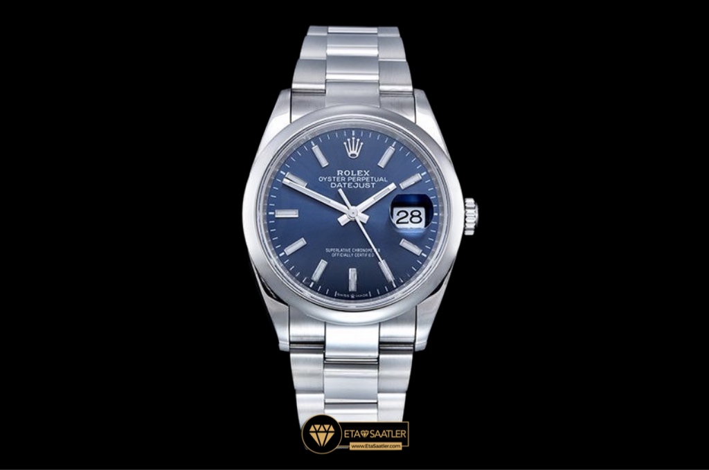 Rolex Datejust 126200 Bright Blue Kadran Oyster Kordon 36mm Super Clone ETA