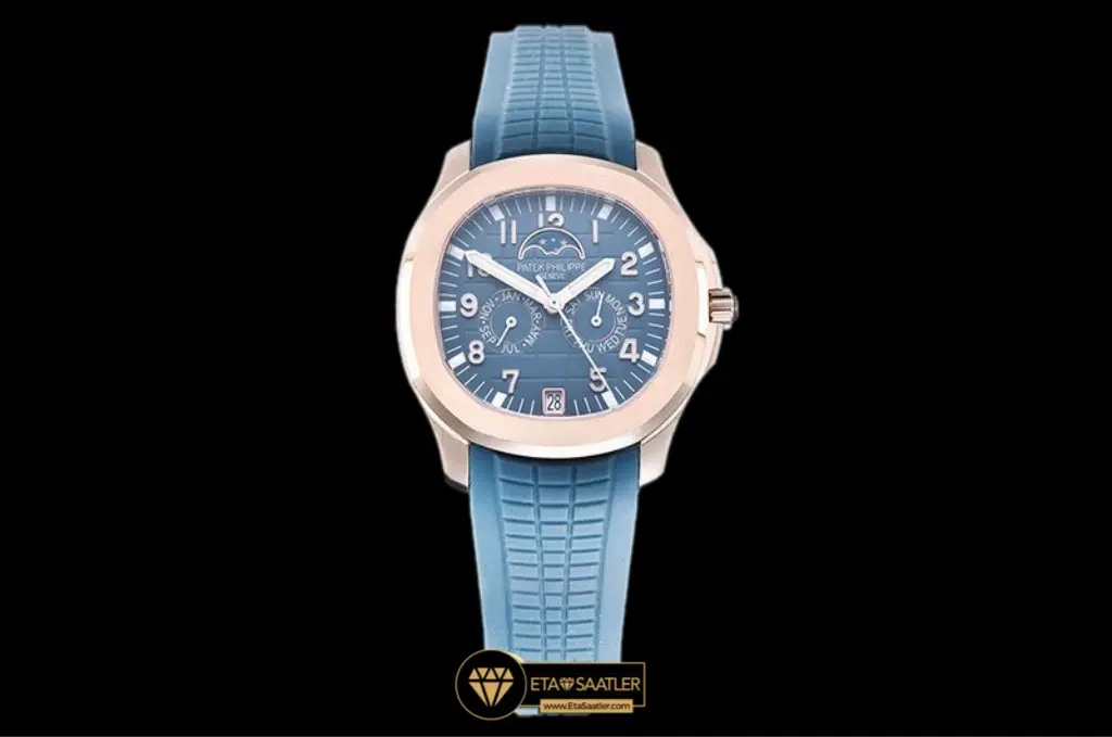 Patek Philippe Aquanaut 5261R Rose Kasa Mavi Gri Kadran Super Clone ETA