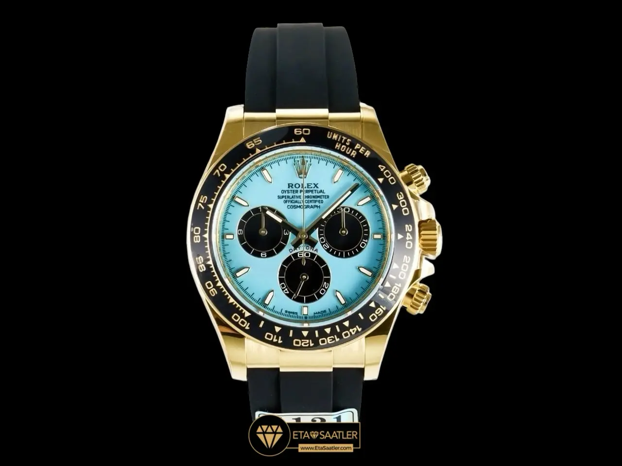 Rolex Daytona 126518LN Tiffany Blue Oysterflex 4131 Super Clone Eta