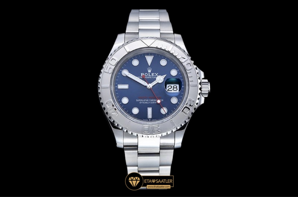 Rolex Yacht-Master 126622 Çelik Platin Mavi Kadran 40mm Super Clone ETA