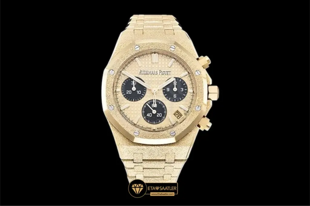Audemars Piguet Royal Oak Chronograph 26240BA.GG Frosted Yellow Gold Super Clone ETA