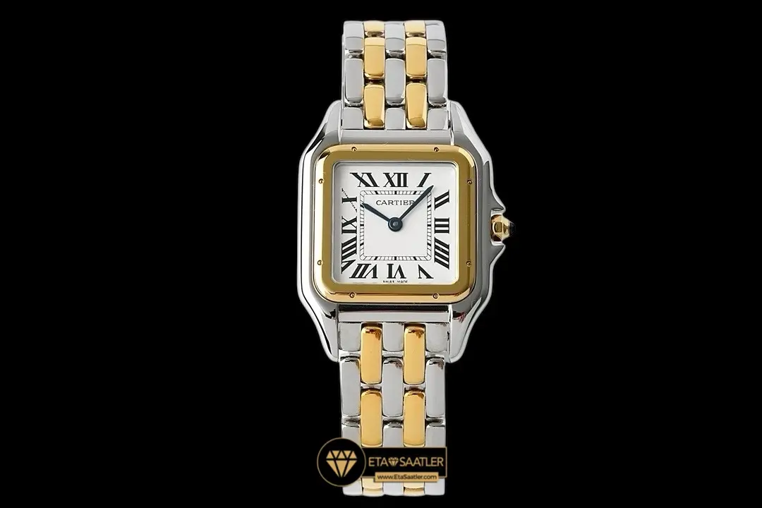 Cartier Panthere 27 mm Gold and Steel Quartz Super Clone ETA