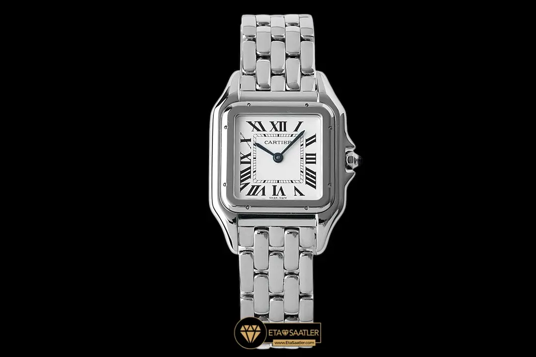 Cartier Panthere 27 mm Çelik Quartz Super Clone ETA