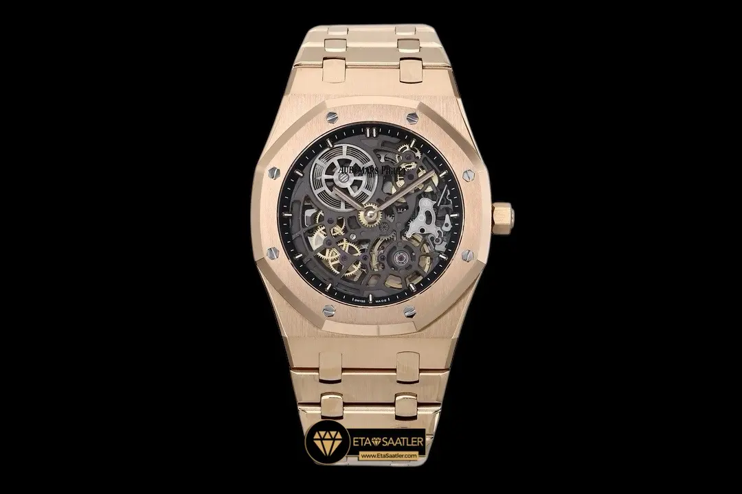 Audemars Piguet Royal Oak Openworked 126204 RG Skeleton Super Clone ETA