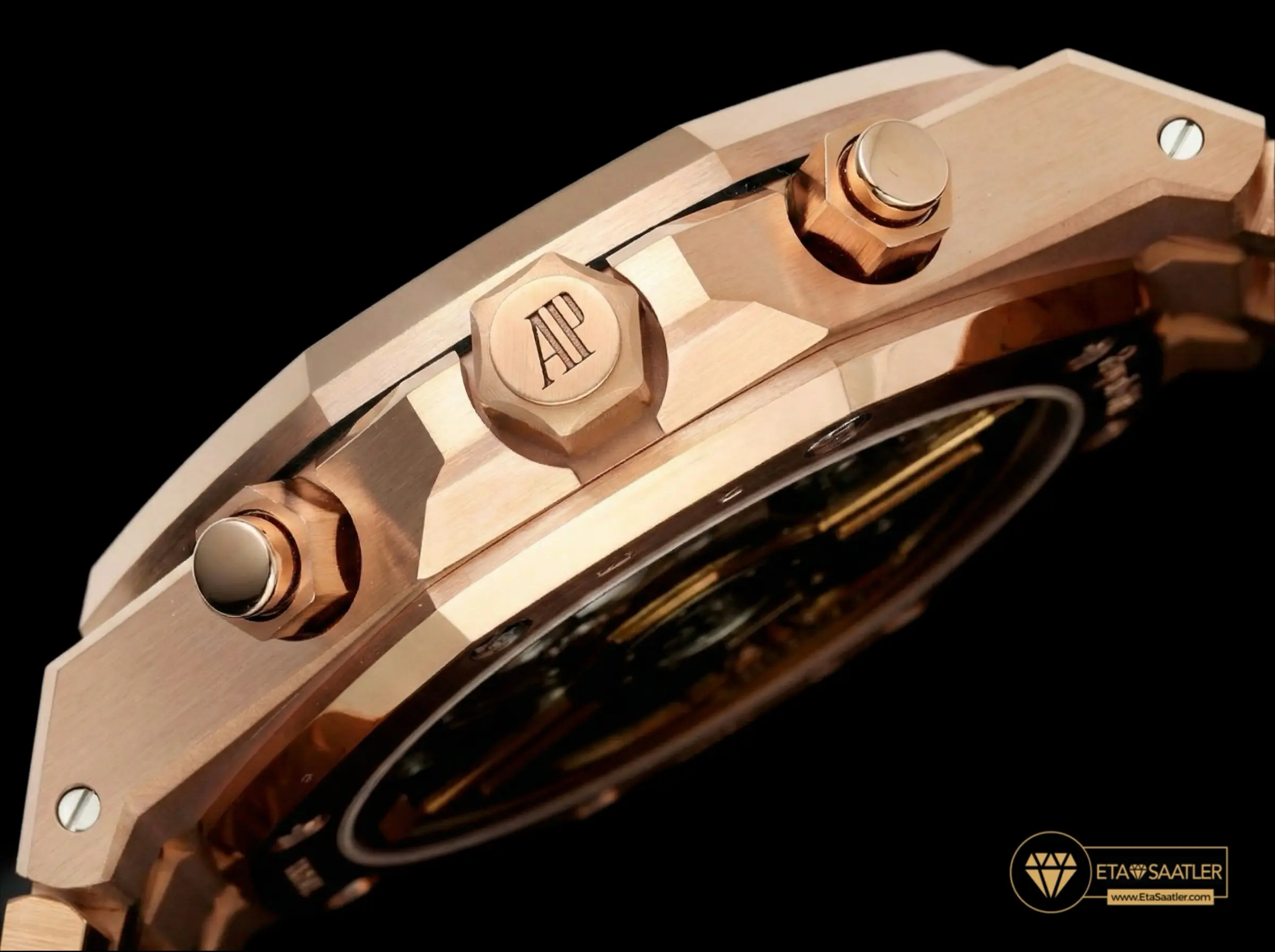 audemars-piguet-royal-oak-chronograph-26240-rose-gold-blue-dial-super-clone-eta-026