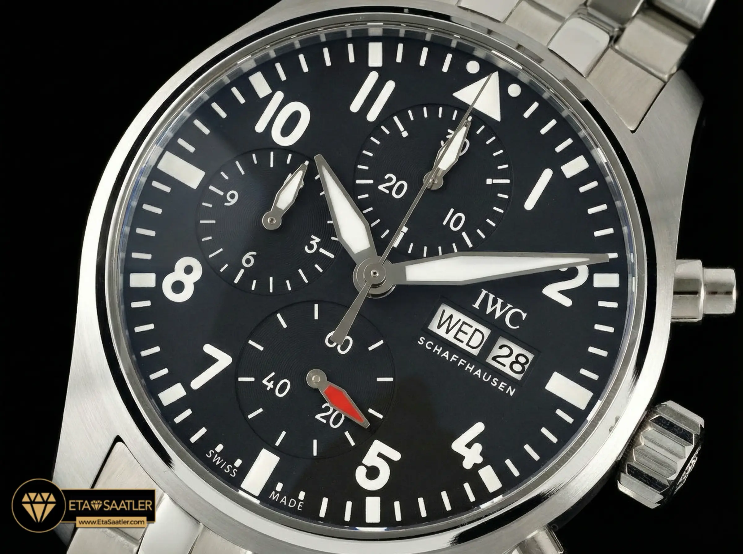 iwc-pilot-chrono-iw-388113-black-dial-black-steel-strap-super-clone-eta-012