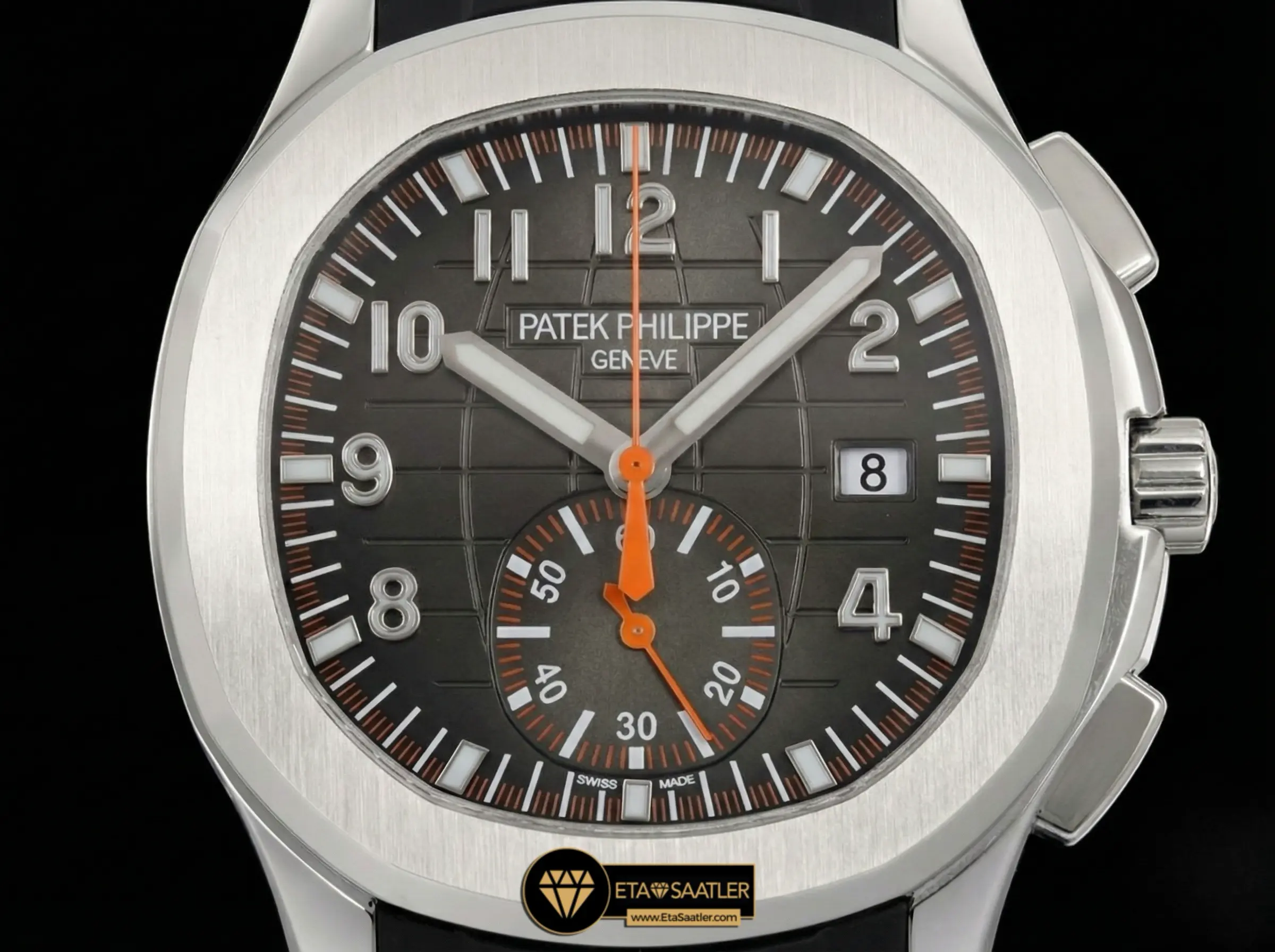 patek-aquanaut-chronograph-5968-gray-dial-black-rubber-strap-super-clone-eta-021