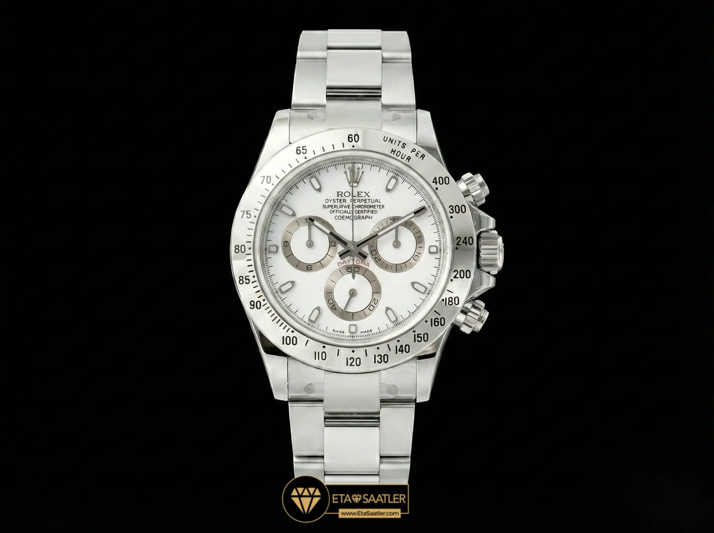 Rolex Cosmograph Daytona 116520LN Çelik Beyaz Vsf Super Clone ETA
