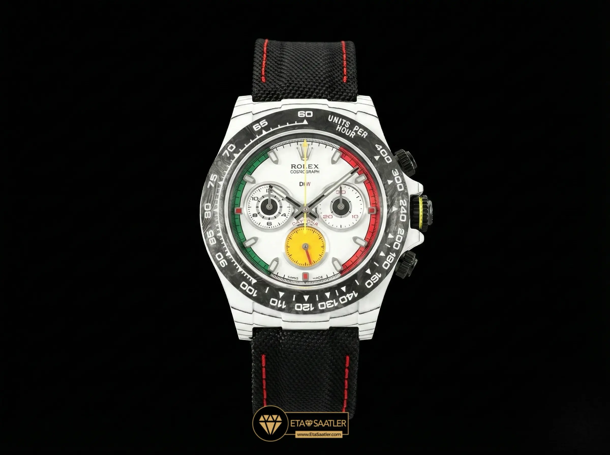Rolex Cosmograph Daytona DIW Ferrari White Carbon Super Clone ETA