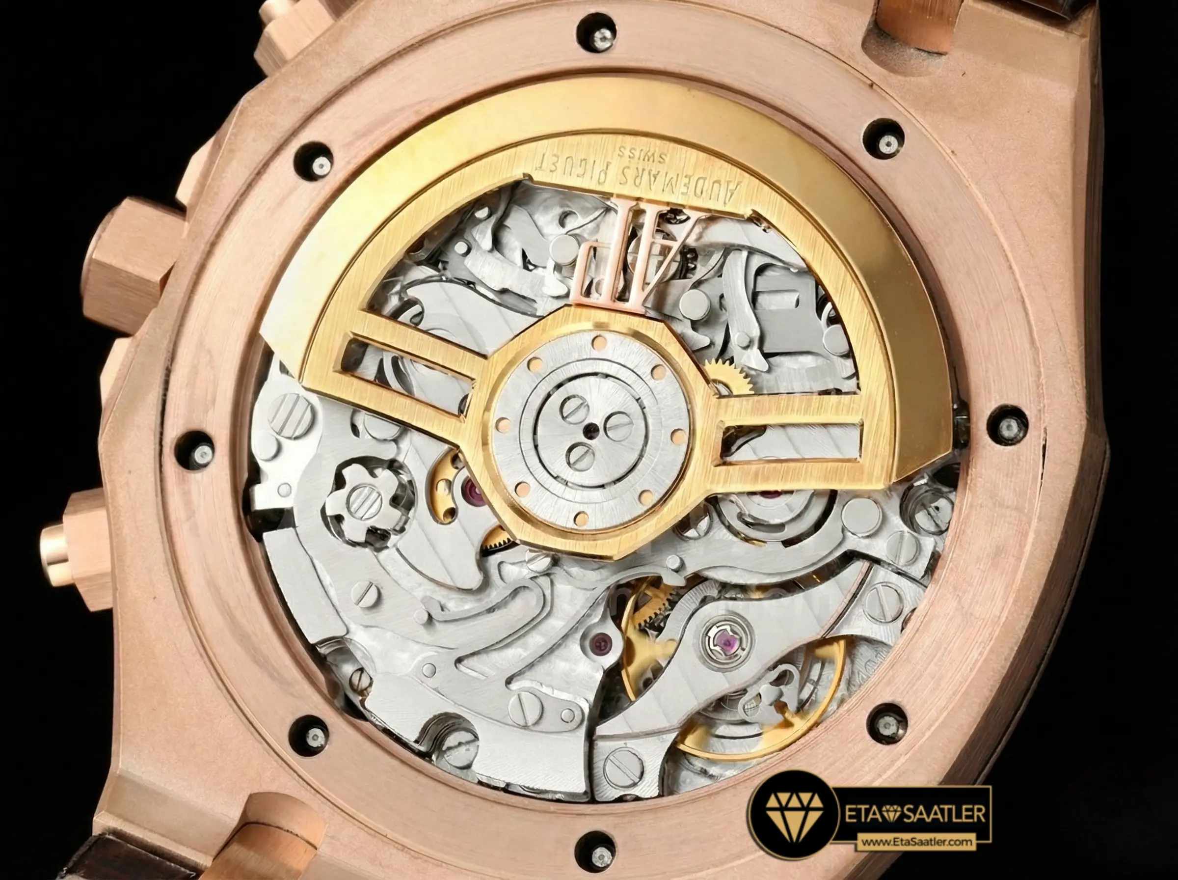 audemars-piguet-royal-oak-chronograph-26240-rose-gold-brown-dial-brown-super-clone-eta-022