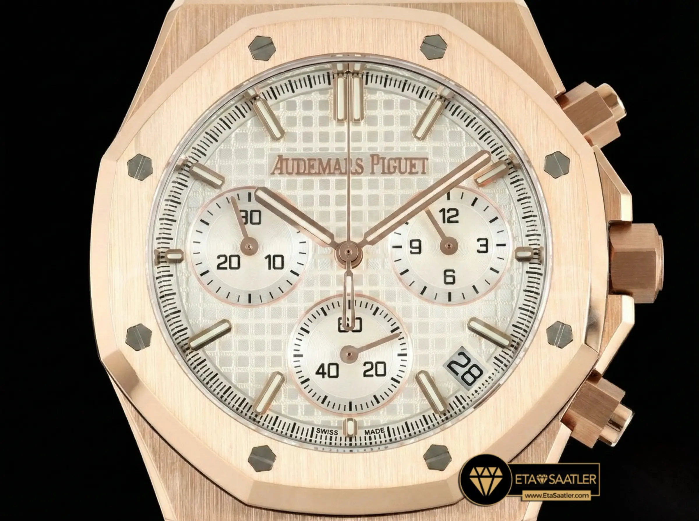 audemars-piguet-royal-oak-chronograph-26240-rose-gold-white-dial-brown-leather-super-clone-eta-01