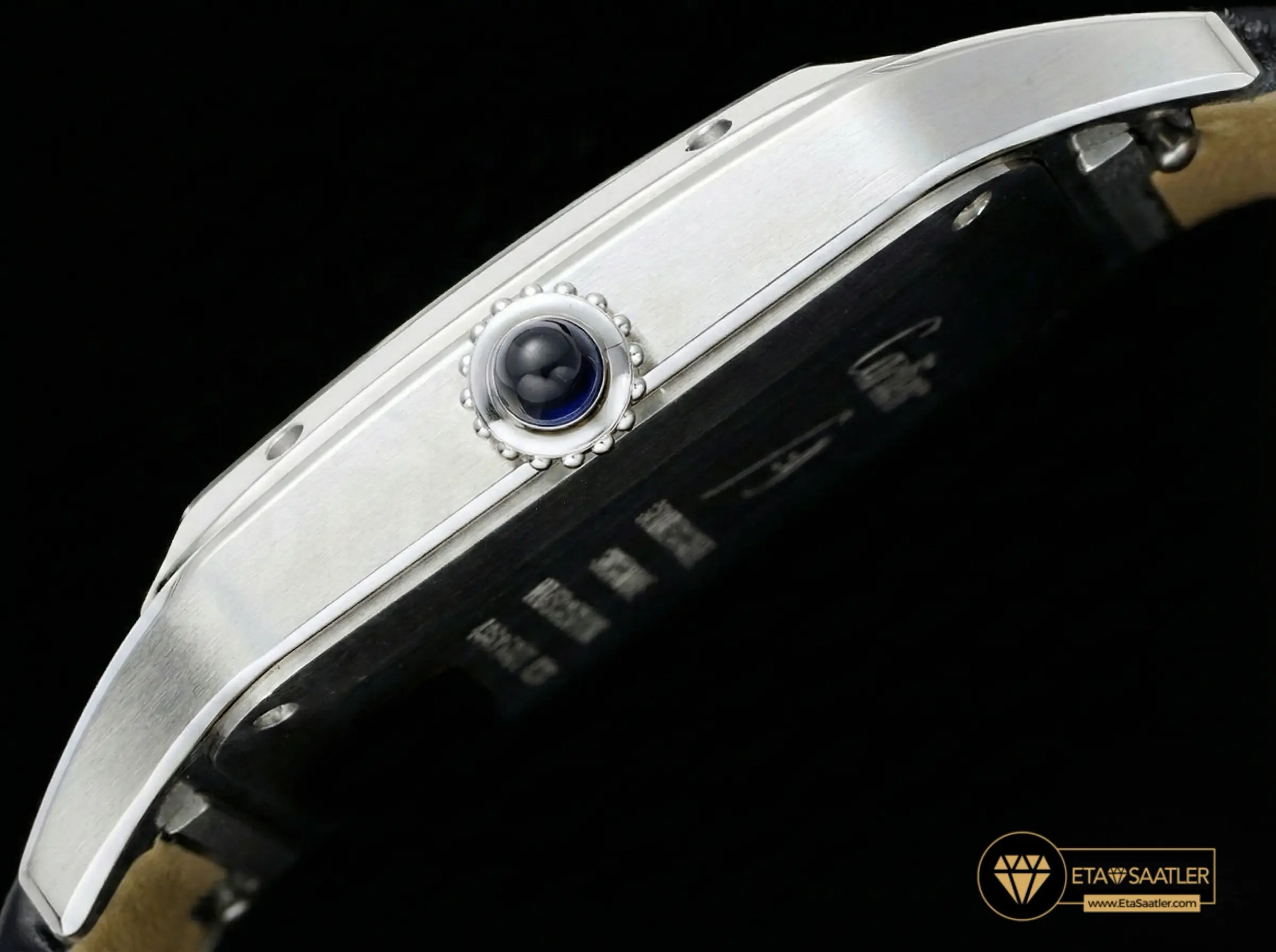 cartier-santos-dumont-27.5mm-silver-dial-black-lesther-strap-super-clone-eta-019