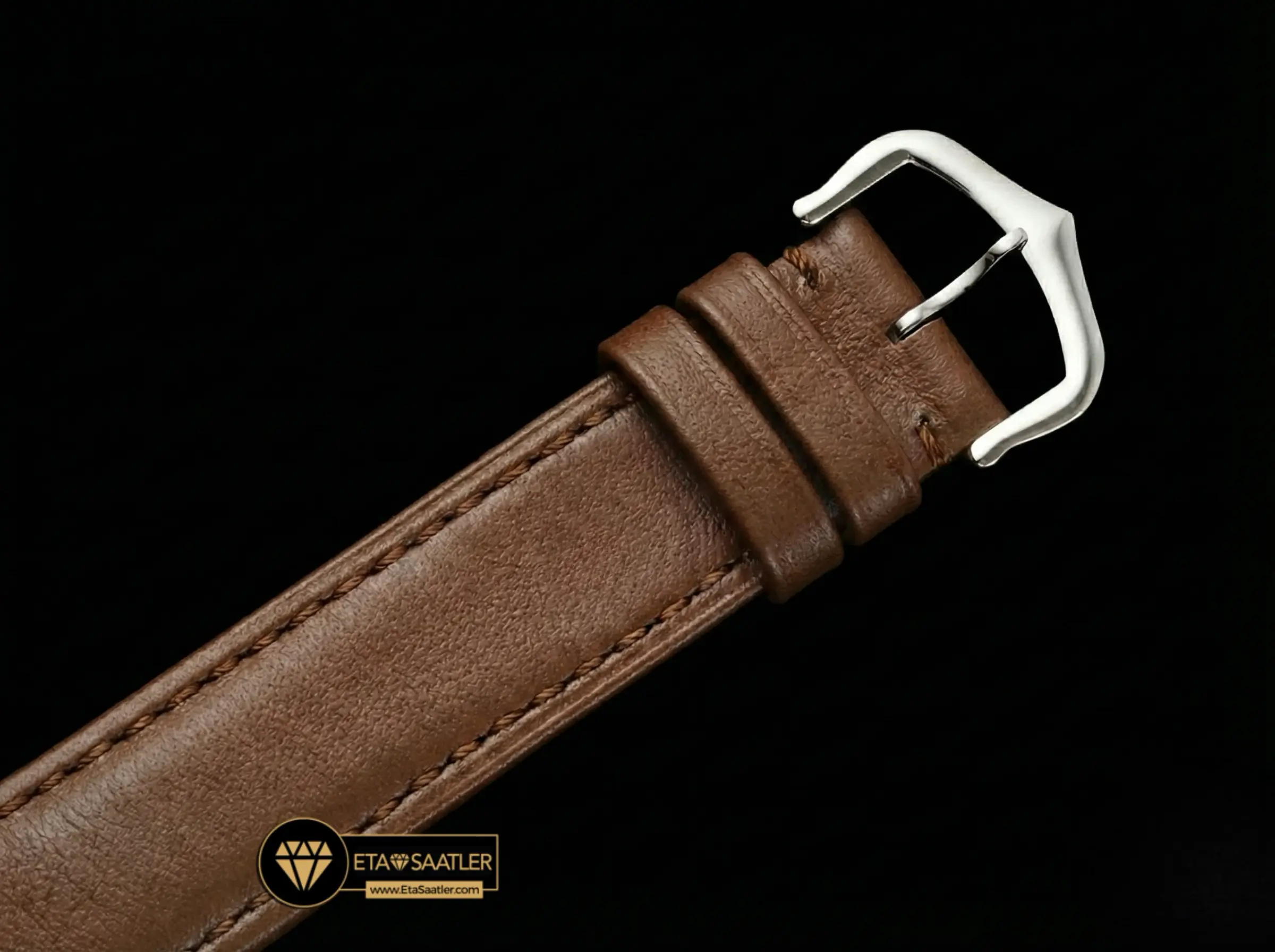 cartier-santos-dumont-31.4mm-silver-dial-brown-lesther-strap-super-clone-eta-010