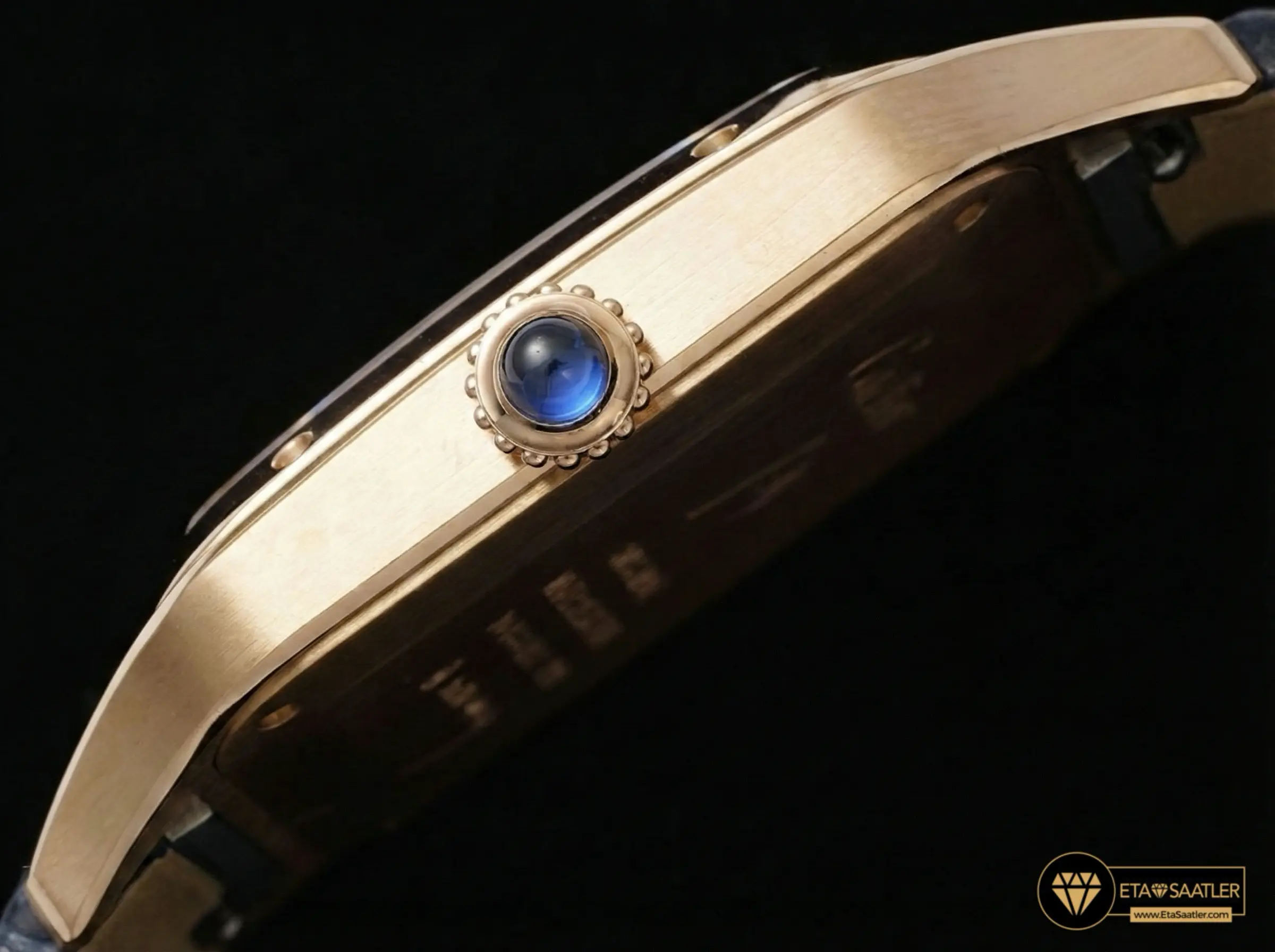 cartier-santos-dumont-gold-31.4mm-silver-dial-blue-lesther-strap-super-clone-eta-012
