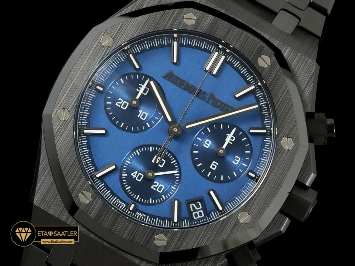 audemars-piguet-royal-oak-chrono-26240ce-black-ceramic-blue-dial-super-clone-eta-011