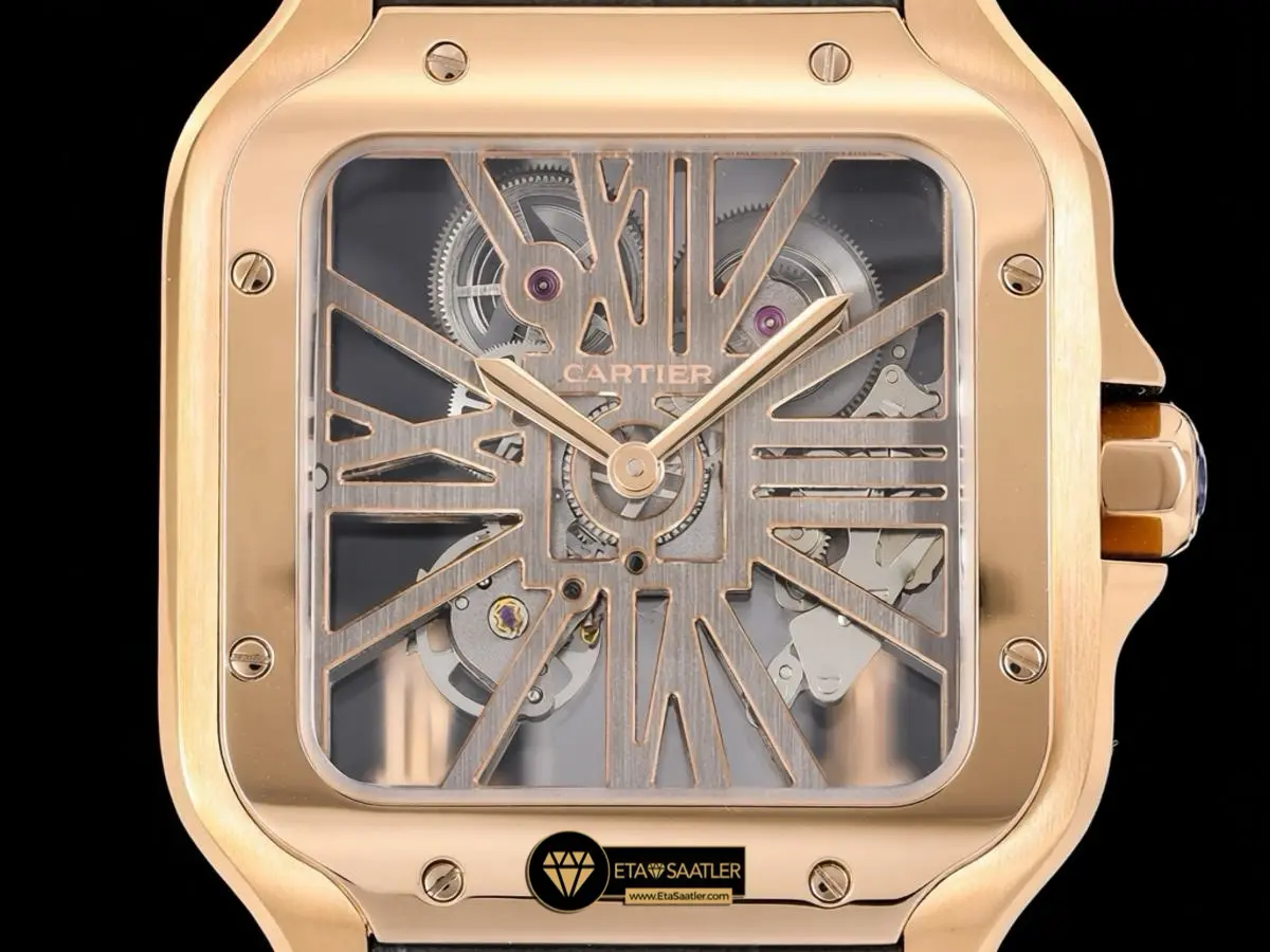cartier-santos-skeleton-rose-gold-leather-super-clone-eta-019